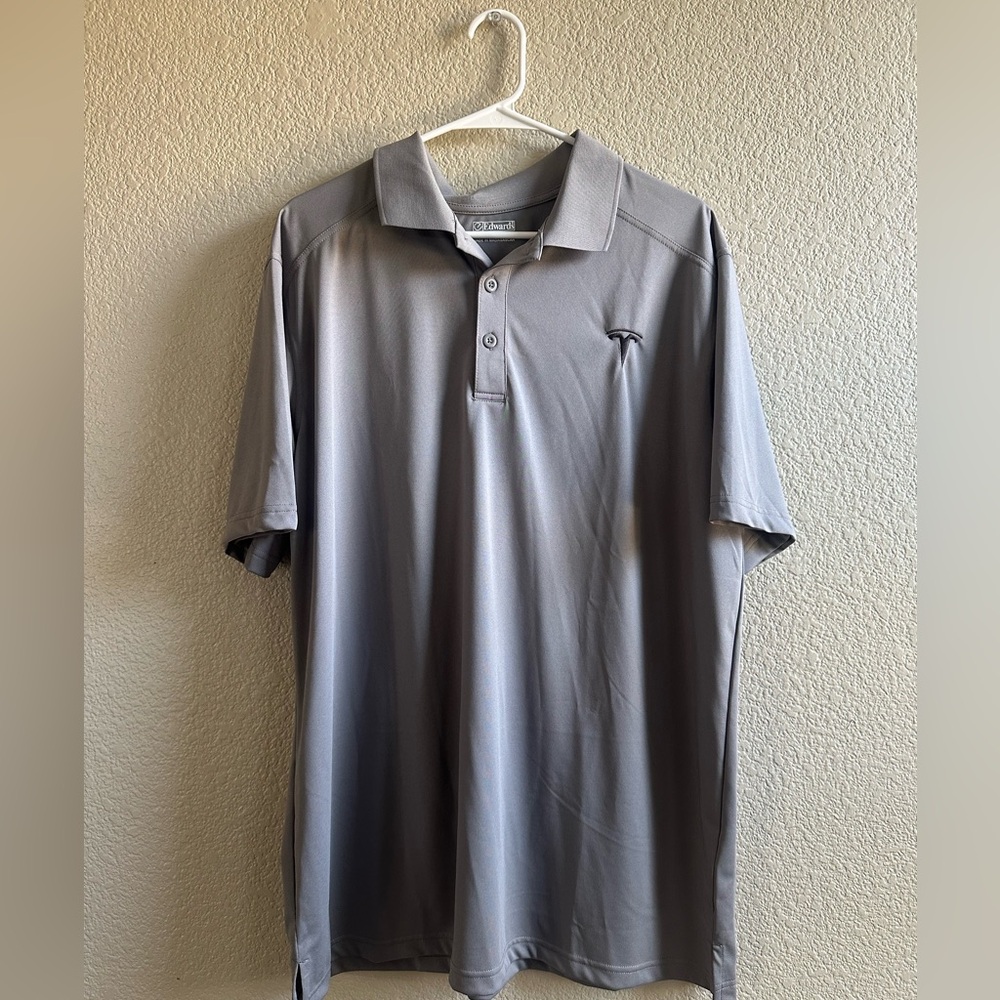 Gray Polo Shirt - Tesla XL
